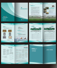 电子材料包装厂画册设计模板下载(图片编号:6