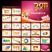 ��˾�����ܽ�ppt����ƻ�pptģ������