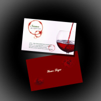 红酒名片模板图片素材_红酒名片模板图片素材