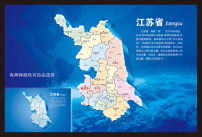 江苏安徽地图模板下载(图片编号:407241)__其