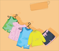 可爱儿童服装网店网页模板模板下载(图片编号