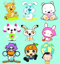 矢量炫彩菱形方块背景素材模板下载(图片编号