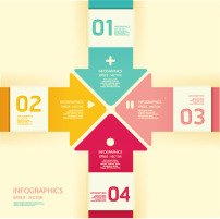 矢量创意粉色版面设计素材模板下载(图片编号