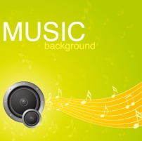 非主流音乐元素背景矢量图模板下载(图片编号