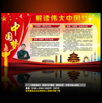 伟大中国梦展板图片素材_伟大中国梦展板图片