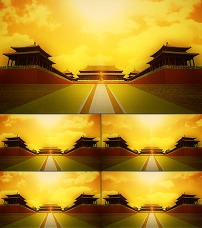 大气宫殿皇宫军队背景素材图片