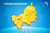 贵港地图图片