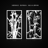 欧式花纹树叶镂空隔断图片