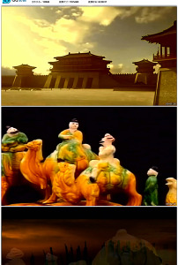中国古代唐朝宫殿建筑丝绸之路图片