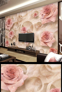 电视墙壁画贴图图片素材_电视墙壁画贴图图片