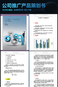 建筑项目策划书办公服务模板下载(图片编号:1