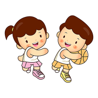 可爱男孩打篮球模板下载(图片编号:14828735