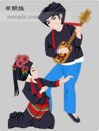 矢量56个民族服饰模板下载(图片编号:415854