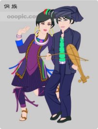 矢量56个民族服饰模板下载(图片编号:415841