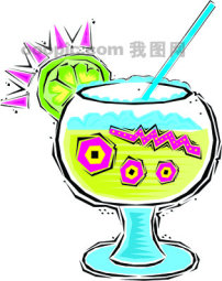 墨西哥手绘食物和乐器矢量素材2模板下载(图片