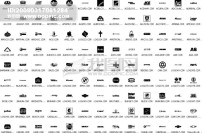 户外品牌THE NORTH FACE矢量logo模板下载