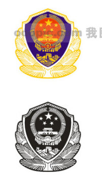 警徽 警标 标志