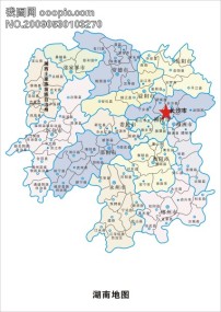 湖南省地图模板下载(图片编号:558662)__广告