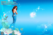 浅蓝色<em>点点</em>渐变飘动背景模板下载(图片编号:1